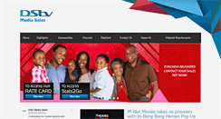 Desktop Screenshot of dstvmediasales.com